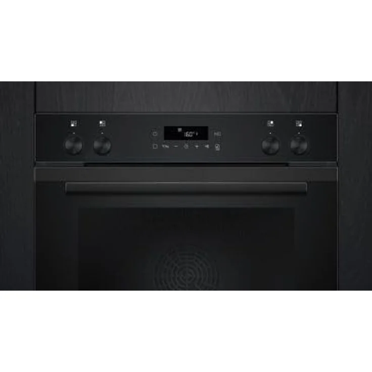 Siemens HE271ABB4 iQ300, Einbau-Herd, 60 cm, schwarz, inkl. Deep black inox Design – Bild 2