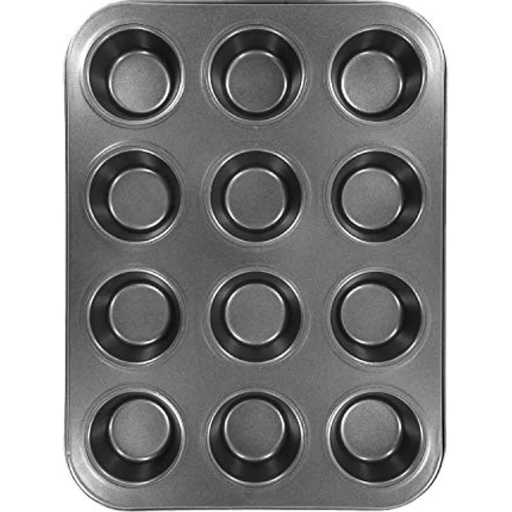 Westmark Muffinbackform, Für 12 Muffins, Antihaftbeschichtet, Kaltgewalzter Stahl, Back-Meister, Anthrazit, 32902270 – Bild 3