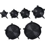 Dehnbare Silikondeckel Loui, 6tlg.