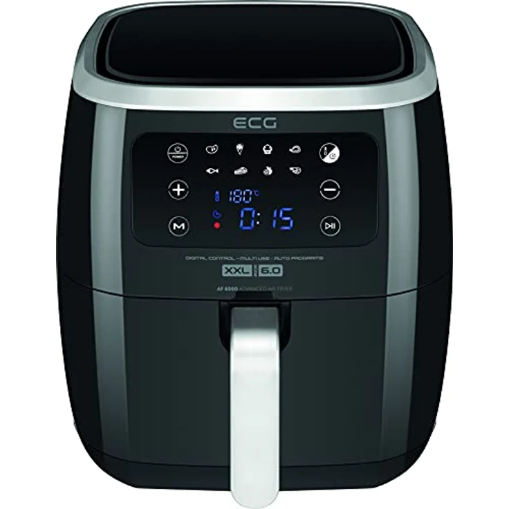 ECG AF 6000 Heißluftfritteuse, Black – Bild 2