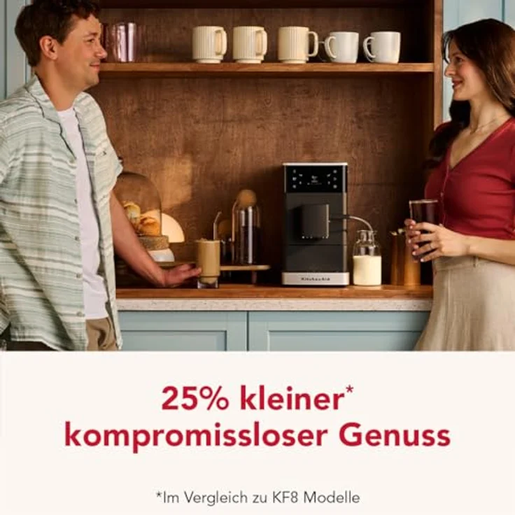 KitchenAid Kaffeevollautomat 5KES8453EBM, QuietGrind-System für leise Zubereitung, schwarz – Bild 13