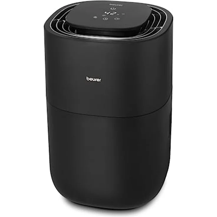 Beurer LB 200 Luftbefeuchter mit energieeffizienter Kaltverdunstungstechnologie, hygienische konstante Befeuchtung der Luft, mit Filtertrocknungsfunktion, 3 Befeuchtungsstufen, für Räume bis ca. 30m² – Bild 1