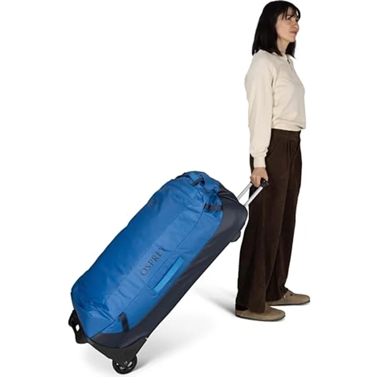 Osprey Transporter Wheeled Duffel 120, robuster Koffer mit 120 l Volumen, wasserfestem NanoTough™-Gewebe, schwarz – Bild 11