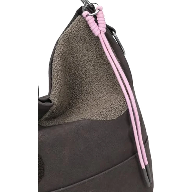 Fritzi aus Preußen Olga Schultertasche, Handtasche 27 cm, Braun mit Magnetverschluss und geräumigem Hauptfach – Bild 8