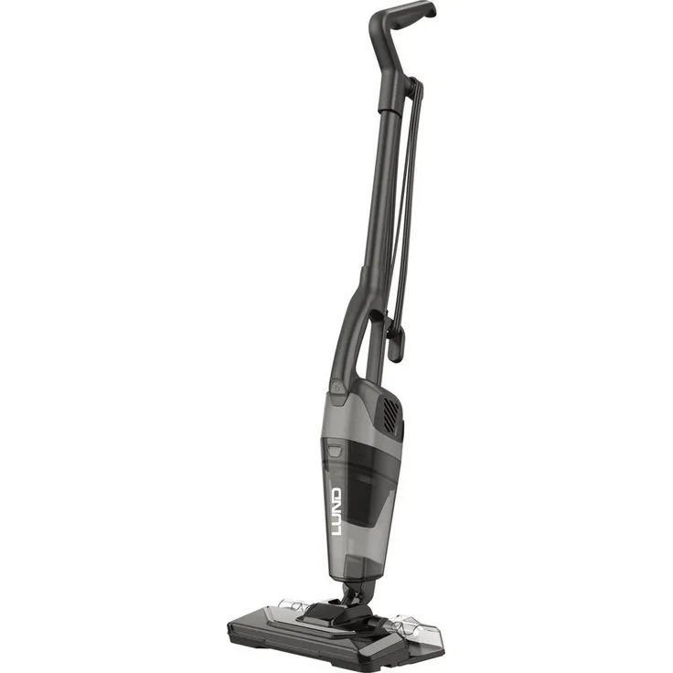 Lund 3-in-1 Handstaubsauger mit Zyklontechnologie und Wischfunktion, 600 W, beutellos, kompakt, grau