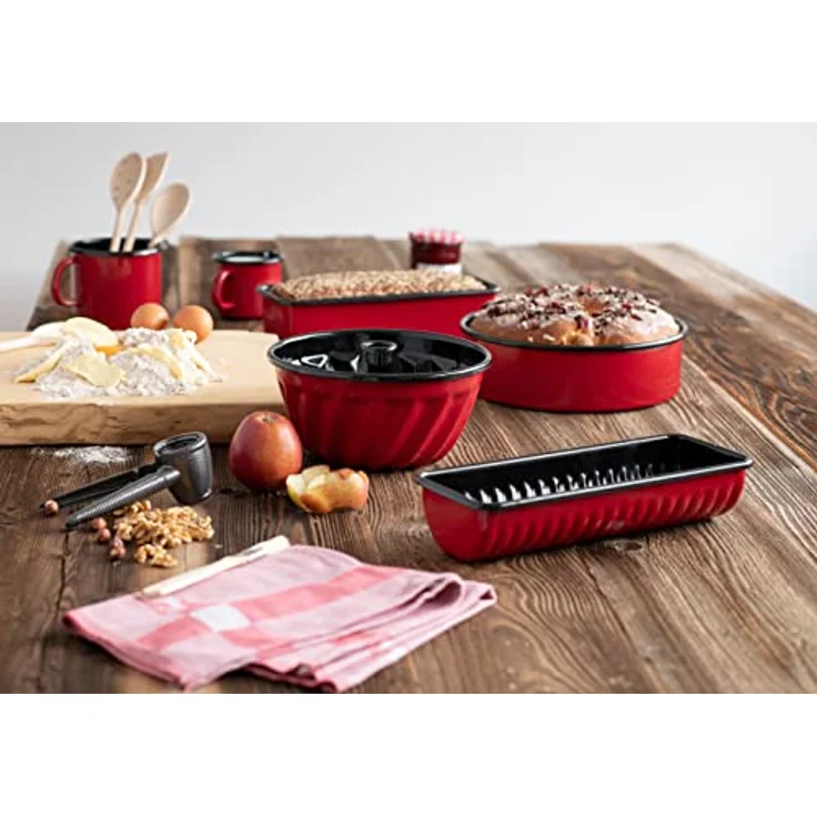 Gugelhupfform 24cm rot – Bild 2