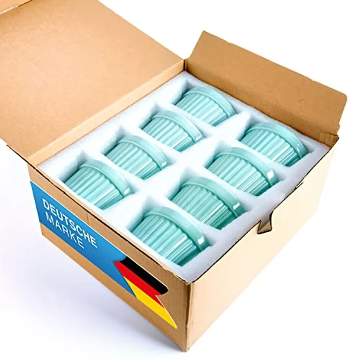 Dimono® 8er Set Dessertschalen, 170 ml, ofenfeste Keramik, gefrierschrankgeeignet, stapelbar, für Muffins und Desserts – Bild 2