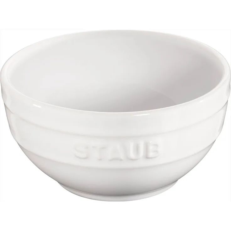 Staub Ceramic Rührschüssel, 12 cm rund Reinweiß