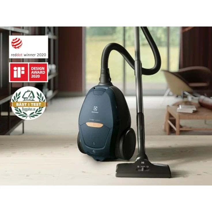 Electrolux Pure D8 PD82-8DB Bodenstaubsauger mit Beutel, 600 Watt, 12 m Aktionsradius, blau – Bild 4