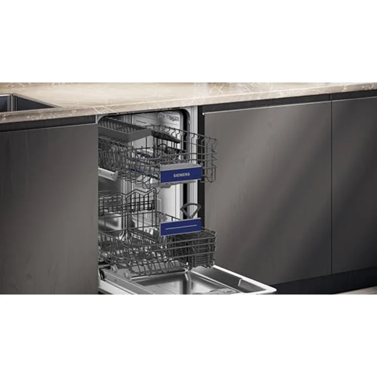 SIEMENS SR63EX25KE iQ300, vollintegrierbarer Geschirrspüler mit varioSpeed Plus, autoOpen dry, 448 mm breit, 44 dB (A), Energieeffizienzklasse B – Bild 4
