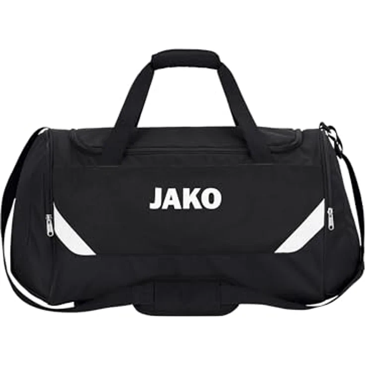 JAKO Unisex Sporttasche Iconic, geräumige Reisetasche für Sport und Freizeit, schwarz – Bild 1