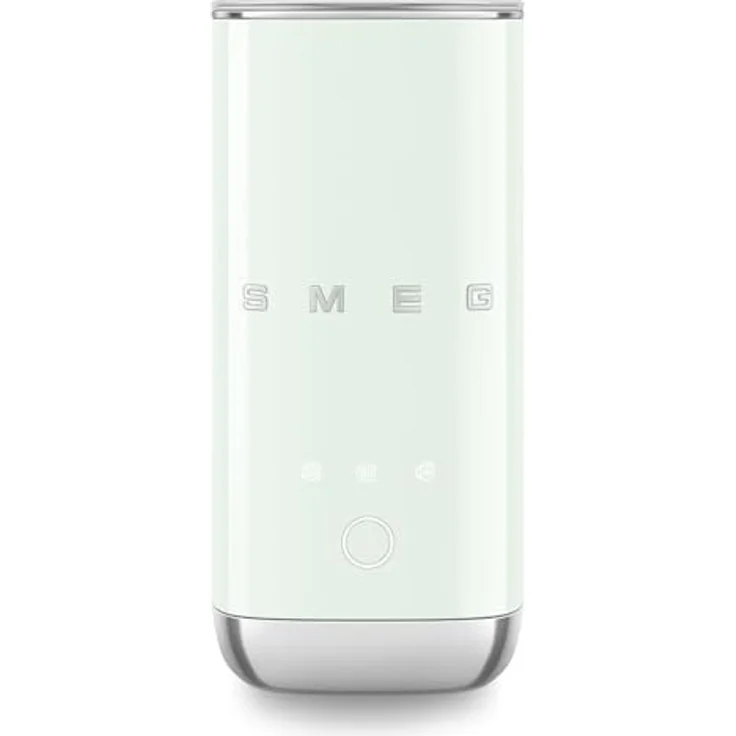 Smeg MFF02PGEU Milchaufschäumer, 50er-Jahre Design, für heiße und kalte Milch, keramische Beschichtung, automatische Abschaltung, grau – Bild 7