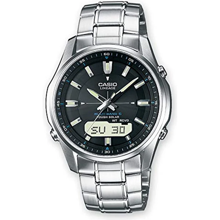Casio Herren Armbanduhr LCW M100DSE 1AER Funkuhr Solar – Bild 2