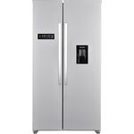 Wolkenstein Side-By-Side Kühl-Gefrierkombination WSBS518NFWDEIX | 529 Liter Nutzinhalt | 185 Liter 4 Sterne Gefrierraum | NoFrost | 2L Wasserspender | Sehr leise mit 39 dB | Display mit Touch Control