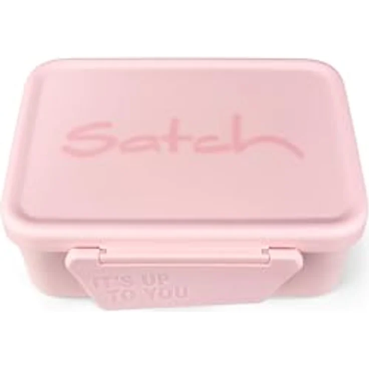 Satch Lunchbox Stainless Steel, 100% Metall, rosa, 2 herausnehmbare Einsätze, spülmaschinengeeignet – Bild 1