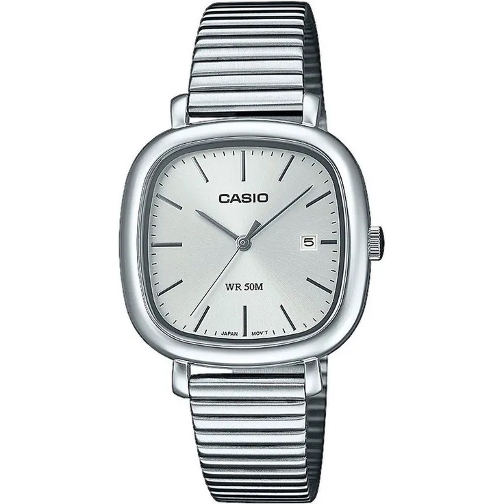CASIO TIMELESS COLLECTION LTP-B166D-7AVEF, Quarzuhr mit Edelstahlarmband, analog, für Damen und Herren, Datumsschaltung
