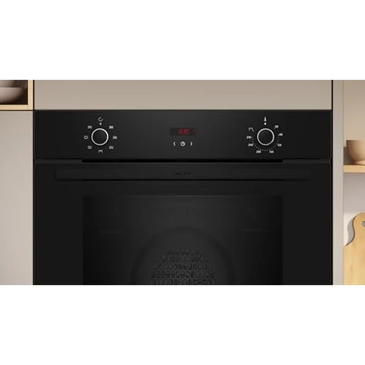Neff N 30 Backofen, 60 x 60 cm, Schwarz mit einzigartigem CircoTherm Heißluftsystem – Bild 3