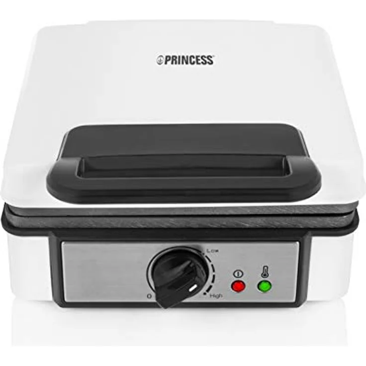 Princess Waffeleisen 132397, Belgische Waffelform, regelbare Heizstufe, 1200 Watt, 0,7m Kabellänge, 19,8x198cm Backform, antihaftbeschichtet – Bild 3