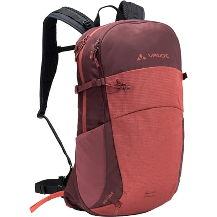VAUDE Wizard 18+4 redeva, Freizeitrucksack mit Aeroflex Control-Tragesystem und Reißverschluss-Volumenerweiterung, umweltfreundlich aus Recycling-Materialien