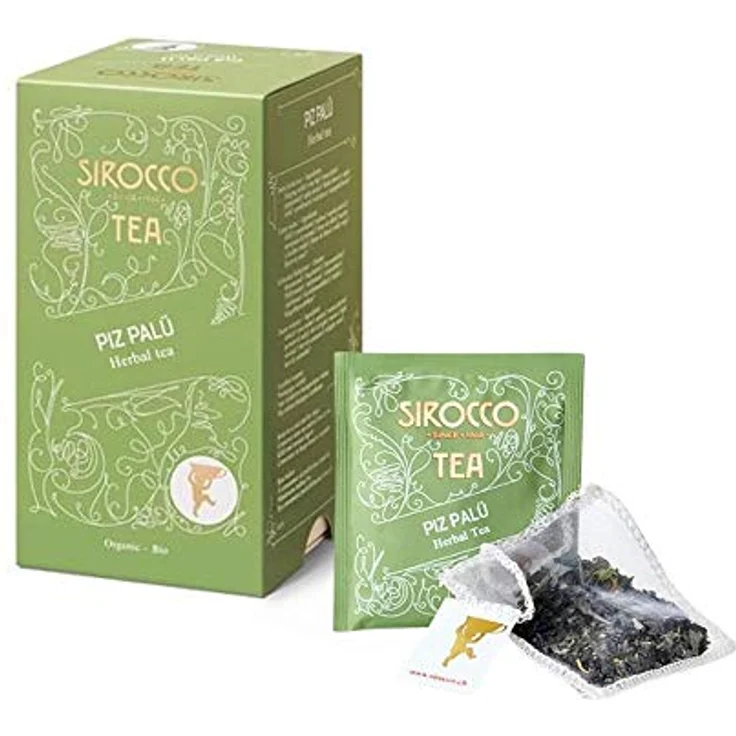 Sirocco Piz Palü Bio Kräutertee, 20 Teebeutel à 2 g – Bild 1