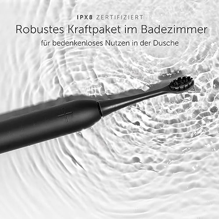 Wondersmile Schallzahnbürste Doppelpack PRO - Ultraschallzahnbürste mit smarten Bürstenkopf, Atomic Rose/Ultimate Black – Bild 4