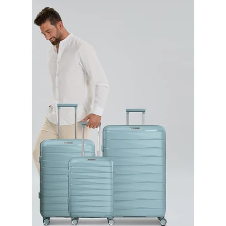 Franky Trolleyset London, 4 Rollen, (3-teilig, 3 tlg), Polycarbonat – Bild 7