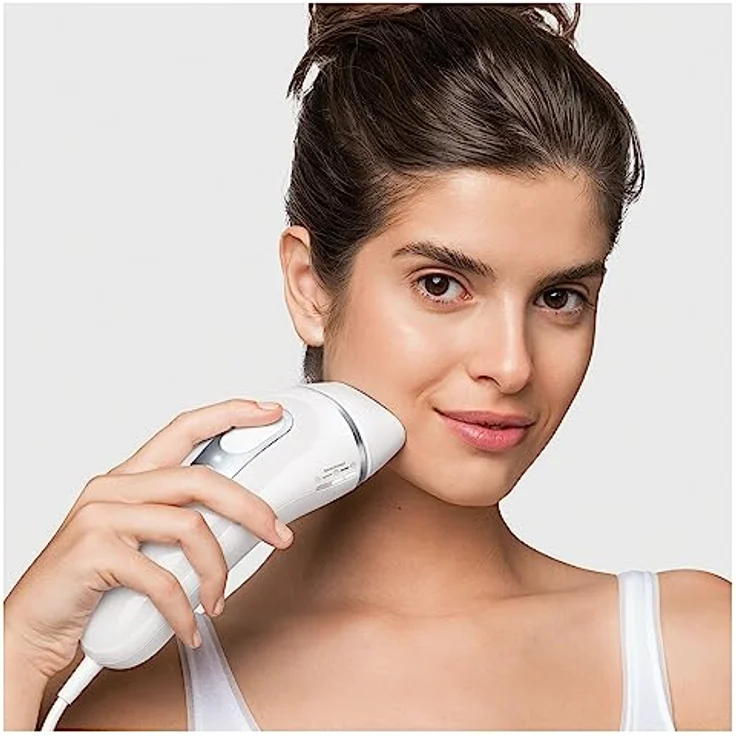Braun Silk-Expert Pro 3 PL3020 IPL-Haarentfernungsgerät für Damen, dauerhaft sichtbare Haarentfernung für zu Hause, Weiß/Silber – Bild 3