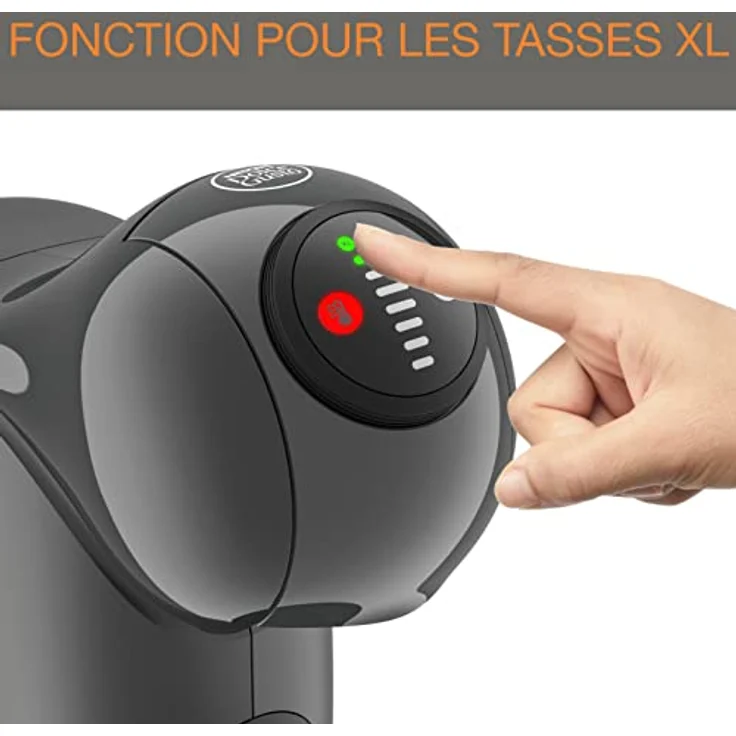 Krups Kapselmaschine Nescafé Dolce Gusto Genio S KP243B, 15bar Pumpendruck, 0,8L Wassertank, XL-Funktionalität, schwarz – Bild 6