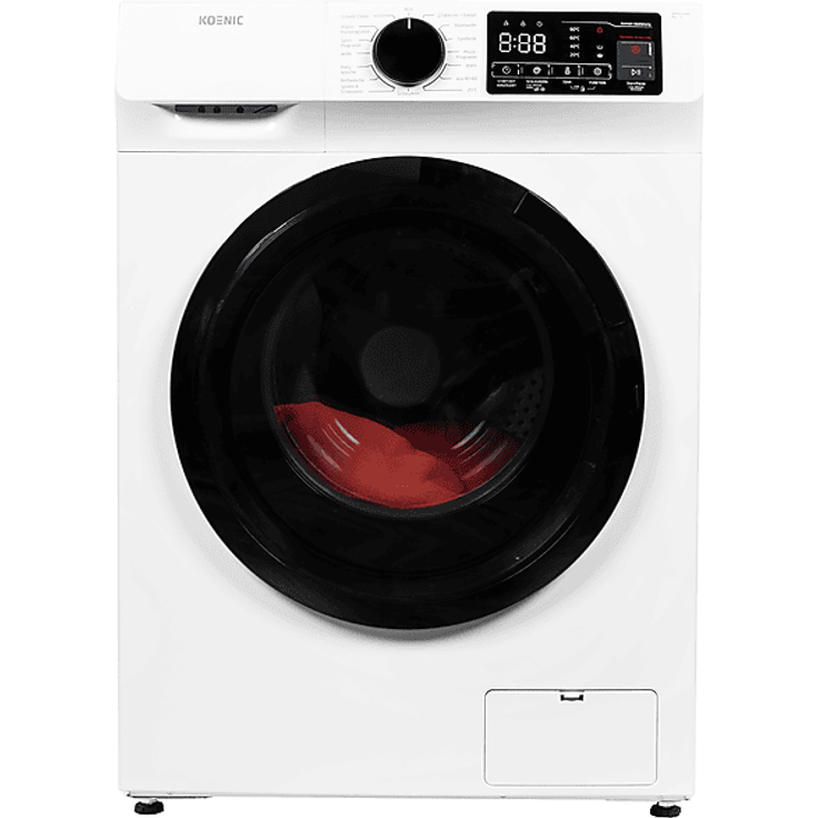 Koenic KWM 8152 A INV Waschmaschine, 8 kg, 1400 U/Min, Energieklasse A, Startzeitvorwahl, 48 cm Tiefe, Frontlader