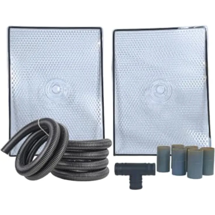 WDH Aktobis Starter Set für Seitenkanalverdichter WDH-SV58, Saugmatten, Luftschläuche, Anschlussstücke und T-Stück für zerstörungsfreie Sanierung