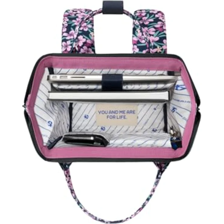 Cabaia Adventurer All Over Small City Rucksack, rosa, 32 cm, 100% Nylon, 23 cm x 13 cm – Bild 7