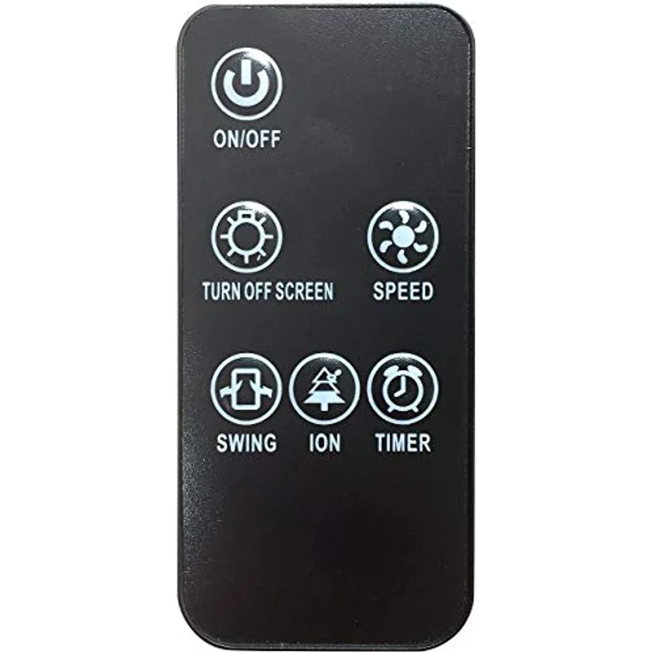 Sichler Haushaltsgeräte Standlüfter VT-380, Ionisator, 75°-Oszillation, 60 W (Luftreinigung, 3-Stufen, 120 cm, Schwarz) – Bild 4