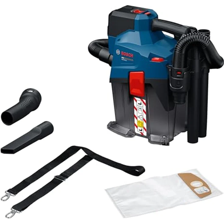Bosch Professional Akku-Staubsauger GAS18V-6LS, tragbarer 18V Nass- und Trockensauger mit halbautomatischer Filterreinigung und Eco-Modus – Bild 2