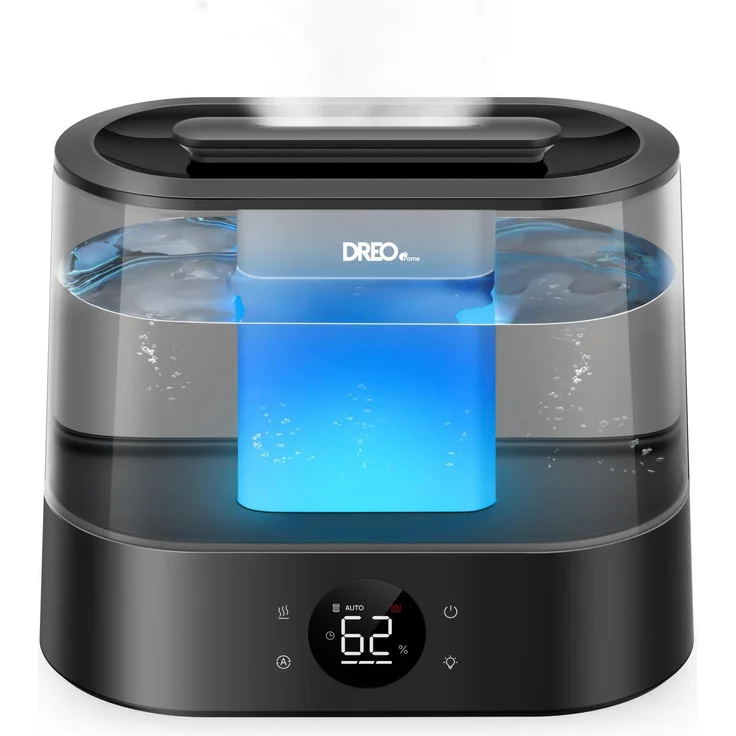 Dreo HM420S, 4L Luftbefeuchter mit App-Steuerung, 6 Nebelstufen, Schwarz