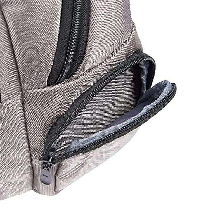 Delsey Paris Daypack Element, leichter Rucksack mit gepolstertem Laptopfach und ergonomischen Trägern, schwarz – Bild 7