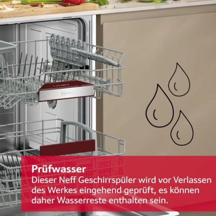 NEFF S155EVX04E, vollintegrierbarer Geschirrspüler mit Besteckschublade und InfoLight, 60 cm – Bild 15