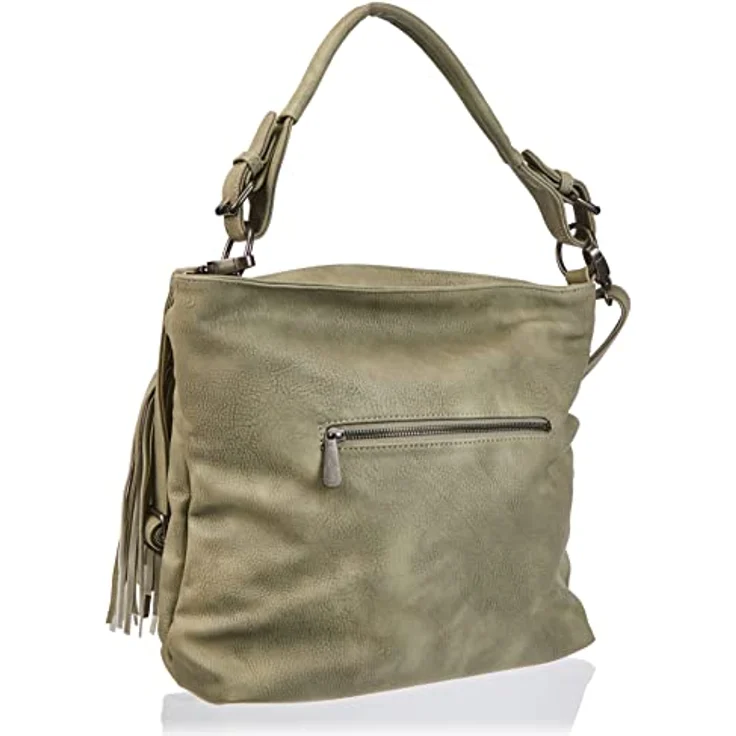 Fritzi aus Preußen Lipstick02, Handtasche mit mehreren Fächern, Grau – Bild 2