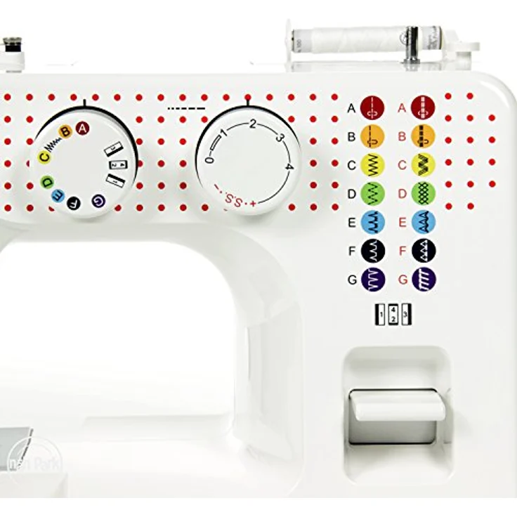 Janome SewMini Platinum Nähmaschine, weiß – Bild 4