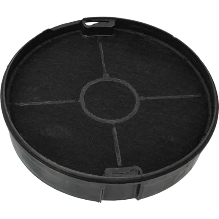 vhbw 2x Aktivkohlefilter kompatibel mit Juno JFC60131X, JFC90131X Dunstabzugshaube - 15,3 cm, runde Form, schwarz – Bild 8
