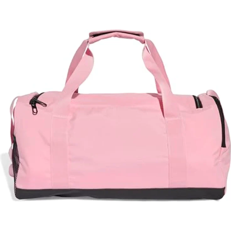 adidas Performance LINEAR DUFFEL S Sporttasche, praktische Reisetasche mit separatem Schuhfach, recycelte Materialien, schwarz – Bild 2