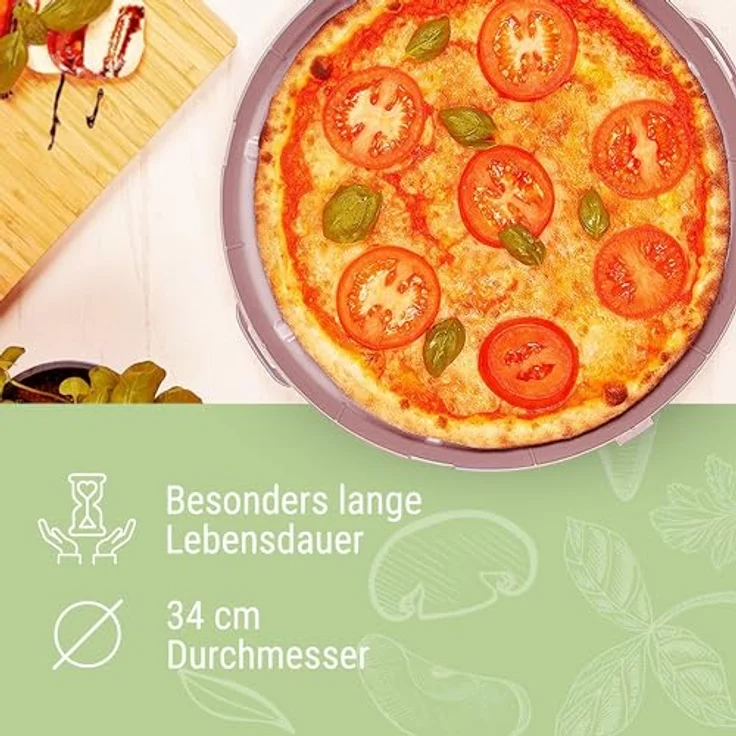 elasto Vorratsdose Pizzabox "ToGo", wiederverwendbar, 100% recycelbar, BPA-frei, spülmaschinengeeignet – Bild 6