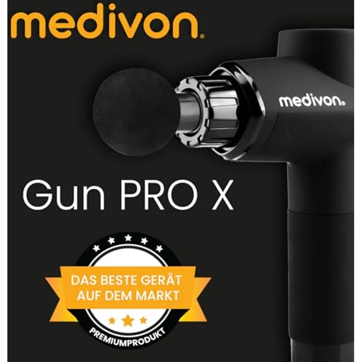 Massagepistole Medivon Gun Pro X, Massage Gun Muskel Massagegerät Elektrisches, Handmassagegerät – Bild 3
