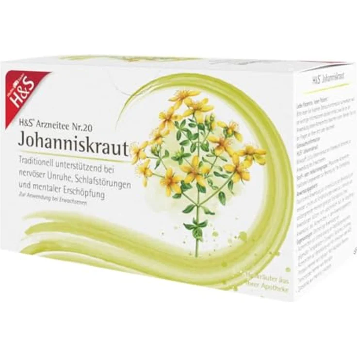 H&S Johanniskraut Filterbeutel, 20x2 g, unterstützend bei nervöser Unruhe und Schlafstörungen – Bild 3