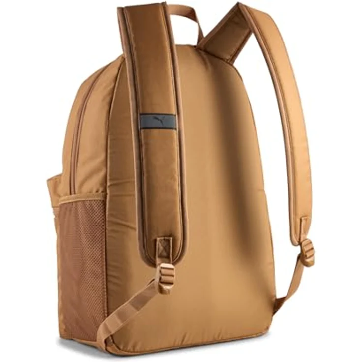 PUMA Phase Rucksack für Erwachsene, Freizeitrucksack mit zwei Fächern, gepolsterten Schulterriemen und Mesh-Tasche, schwarz – Bild 2