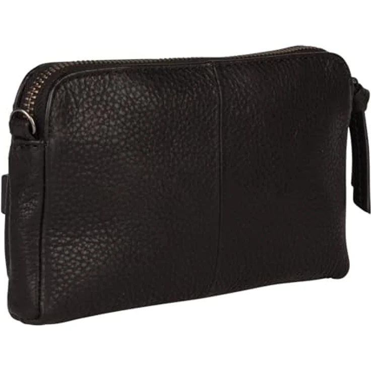 Burkely Antique Avery Mini Bag, Handtasche aus vollnarbigem Pull-Up-Leder, Schwarz mit verstellbarem Schulterriemen – Bild 3