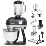 CONCEPT Hausgeräte RM7000 Planetenrührgerät ELMENT,1200 W, graphitgrau