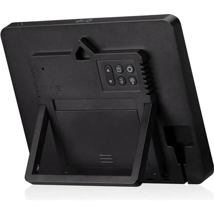 Kienzle Digitaler XXL Funkwecker, große Display-Anzeige, Temperatur- und Luftfeuchtigkeitsmessung, automatische Hintergrundbeleuchtung – Bild 6