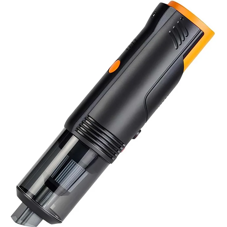 Avizar Akkuzylinder-Staubsauger 120W mit 360°-Zyklontechnologie, kompakt & ergonomisch, Schwarz