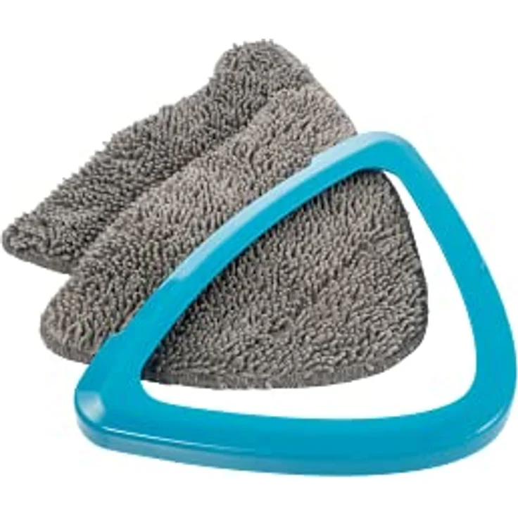 Zelmer ZST1300 - Mop parowy, moc 1300W, gotowy do pracy w 20s, wyrzut pary 28 g/min, pojemnik na wodę 400 ml, nakładka do czyszczenia dywanów, lekki i ergonomiczny, biało-niebieski, – Bild 5