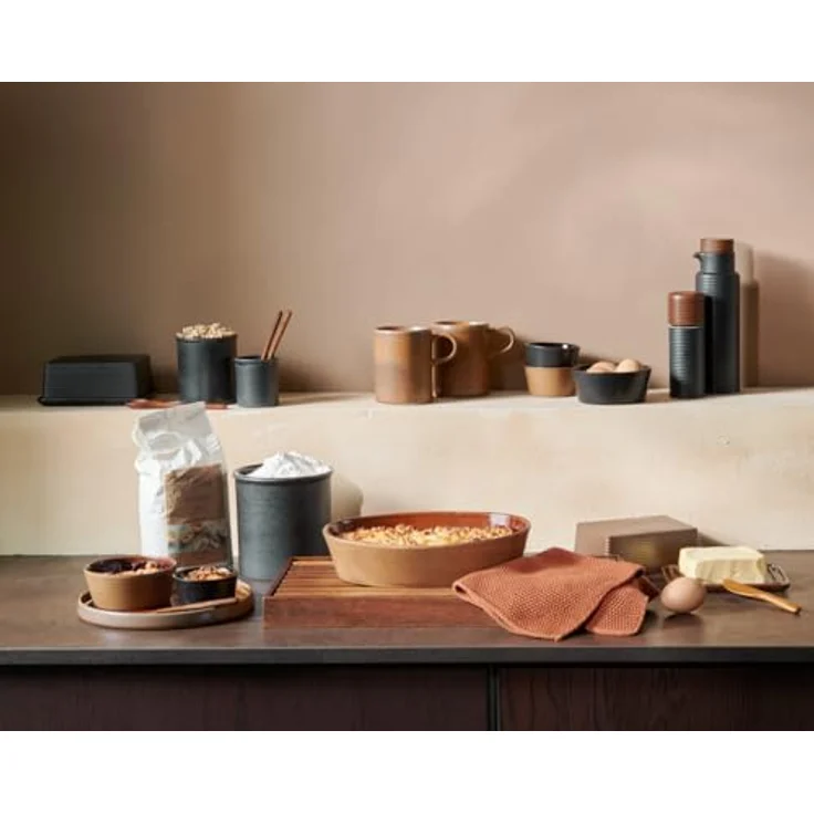 ASA Gewürzmühle Asa Salz- und Pfefferstreuer Set kitchenart Schwarz (2-teilig) - Hochwertiges Keramik-Gewürzset aus handgefertigter Produktion – Bild 3